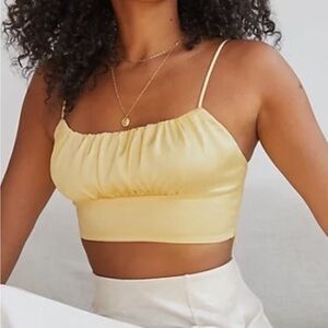 Aritzia Yellow Camisole Top